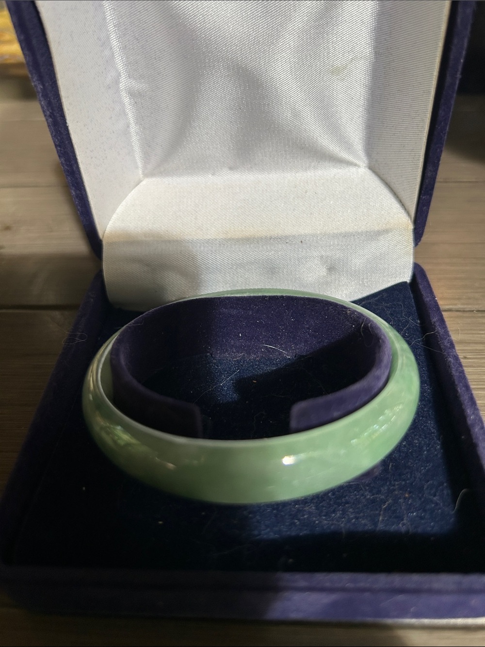 Green Jade Bangle Bracelet - Women Jewelry